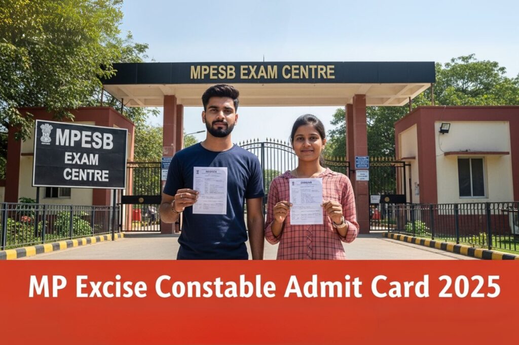 MP Excise Constable Admit Card 2025