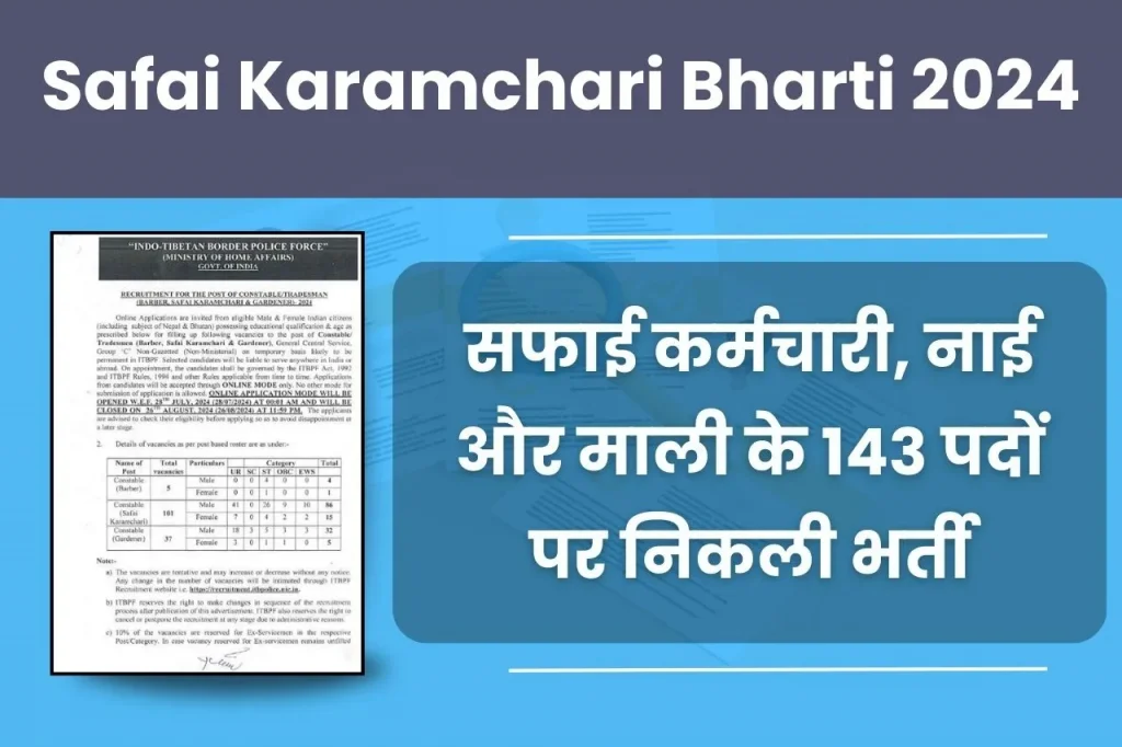 Safai Karamchari Bharti 2024