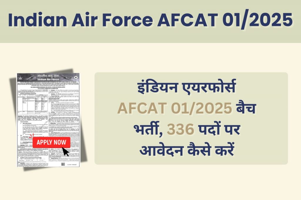 Indian Air Force AFCAT 012025